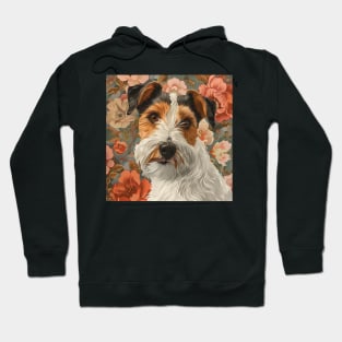 Retro Fox Terrier: Pastel Pup Revival Hoodie